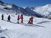 Children's ski course in the Hohsaas ski area