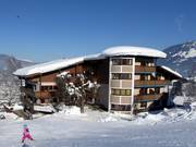 Hotel Gasthof Schöne Aussicht on the valley run to St. Johann in Tirol