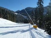 Snowmaking with lances