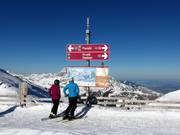 Good signposting in the ski resort