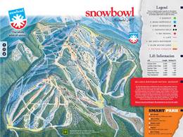 Trail map Montana Snowbowl