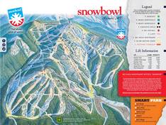 Trail map Montana Snowbowl