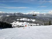 Descent at the Kühtaile chairlift