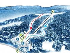 Trail map Skolnity – Wisła