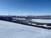 View from the ski resort of Hemavan including the Ume älv river