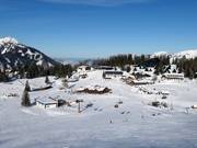 View of the high plateau of the Hutterer Böden