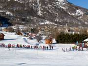 Practice area in the valley section