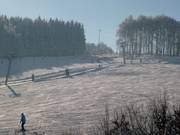 View of the Salzwinkel ski slope