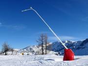 Snow lance in the Hinterstoder ski resort