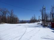 Start of the easy slopes at Mont Spruce