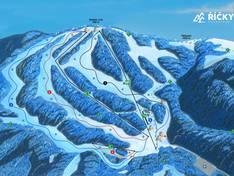 Trail map Říčky v Orlických horách