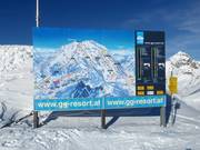 Signage at the Cimaross mountain station