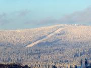 View of the ski area at Almberg