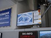 Information board at the valley station