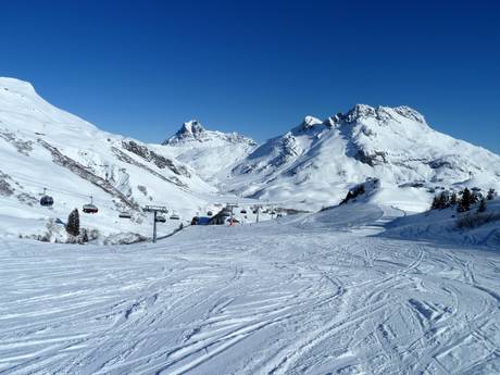 North Eastern Alps: size of the ski resorts – Size St. Anton/St. Christoph/Stuben/Lech/Zürs/Warth/Schröcken – Ski Arlberg