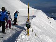 Start of the Teufi ski route