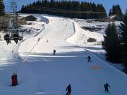 Zore downhill run in Super Morzine