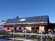 Solar roof on the Rieglerhütte