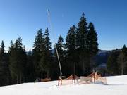 Snowmaking in Špičák