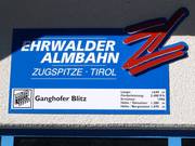 Information board at the entrance to the ski lifts