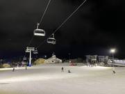 Night skiing