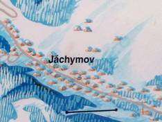 Trail map Jáchymov Střed