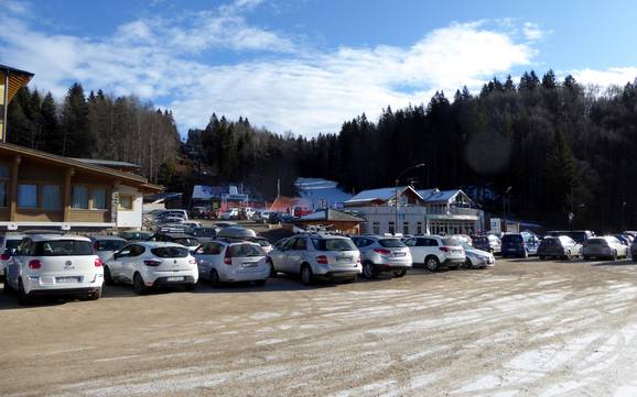Sugana Valley (Valsugana): access to ski resorts and parking at ski resorts – Access, Parking Lavarone