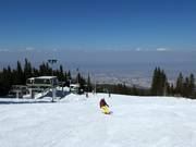View of Sofia from the Vitosha ski resort