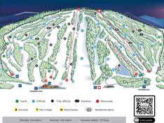Trail map Le Relais – Lac Beauport
