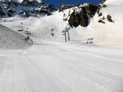 Very well-groomed slopes in Arcalís
