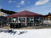 Umbrella bar at Alp Stätz