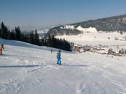 Lower section of the valley run
