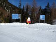 Slope signage at Speikboden