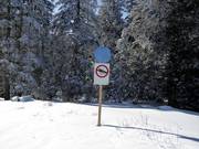 Slope marking at Vigiljoch