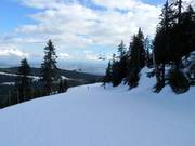 Panorama downhill run upper section