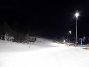 Night skiing