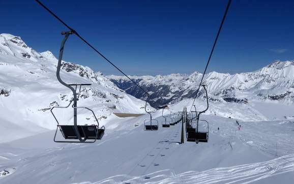 Ski lifts Stubachtal – Ski lifts Weissee Gletscherwelt – Uttendorf