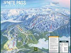 Trail map White Pass