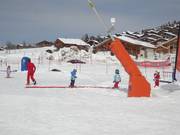 Another children's area is located at the Carrets chairlift in Les Saisies 