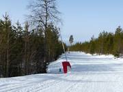 Snow lance in the Idre Himmelfjäll ski area
