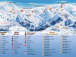 Trail map Montecampione – Alpiaz/Prato Secondino/Plan di Montecampione