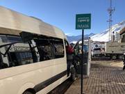 Ski bus to Santiago de Chile