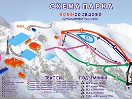 Trail map Novososedovo