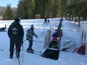 Short conveyor belt in the Ski Center Malina