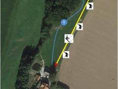 Trail map Borgloh – Hilter-Uphöfen