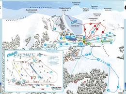 Trail map Heidialm Skipark – Falkert