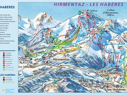 Trail map Hirmentaz/Les Habères – Bellevaux/Habère-Poche