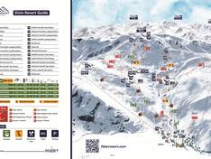 Trail map Dizin