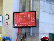 Live information on weather and slope status