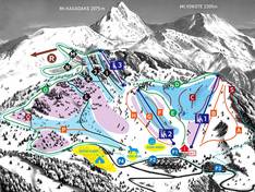 Trail map Yamaboku – Yamada Bokujo